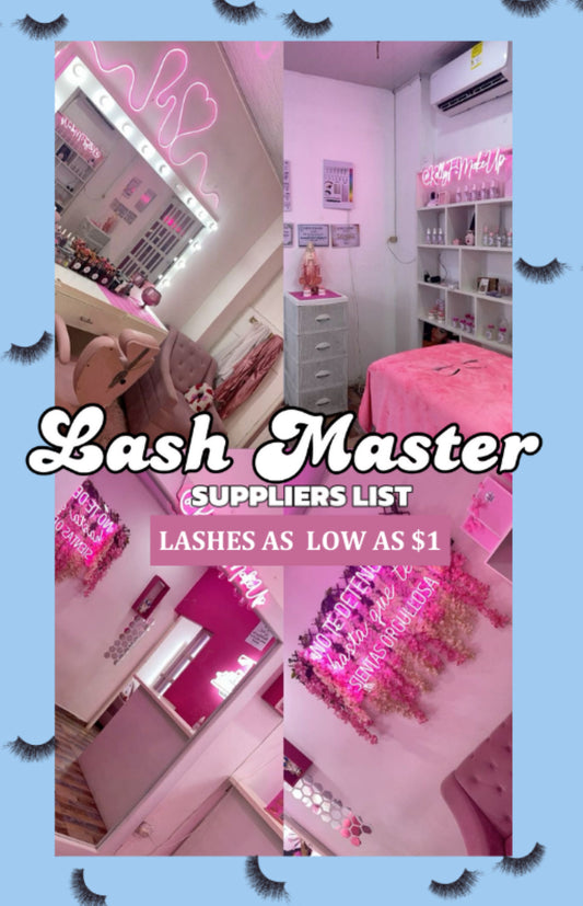 Lash Master Suppliers List